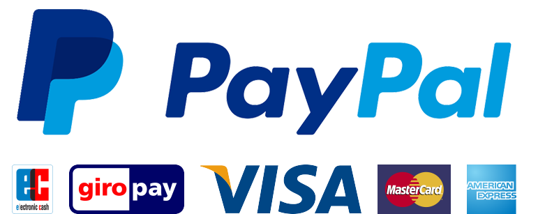 pago seguro con Visa, pago seguro con Mastercard, Pago seguro con Paypal